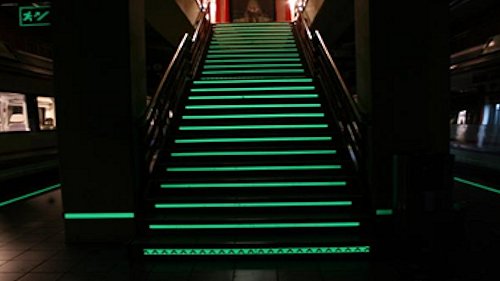 Signalisation photoluminescente d'un escalier